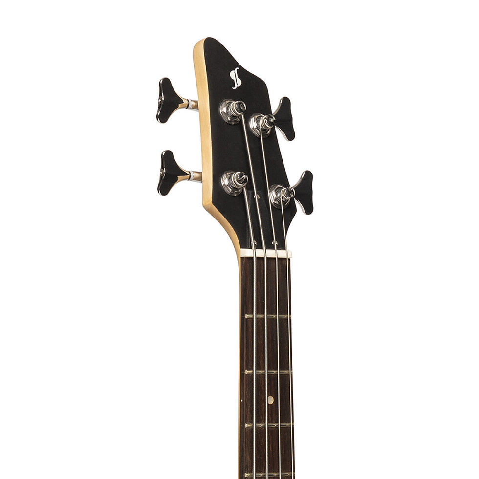 Miniature : Stagg SBF-40 Fusion 3/4 Electric Bass Guitar Black Open-Pore Finish