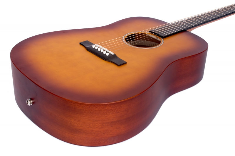 Thumbnail: Larrivée Simple 6 D Burst Dreadnought Acoustic Guitar Mahogany Spruce Top
