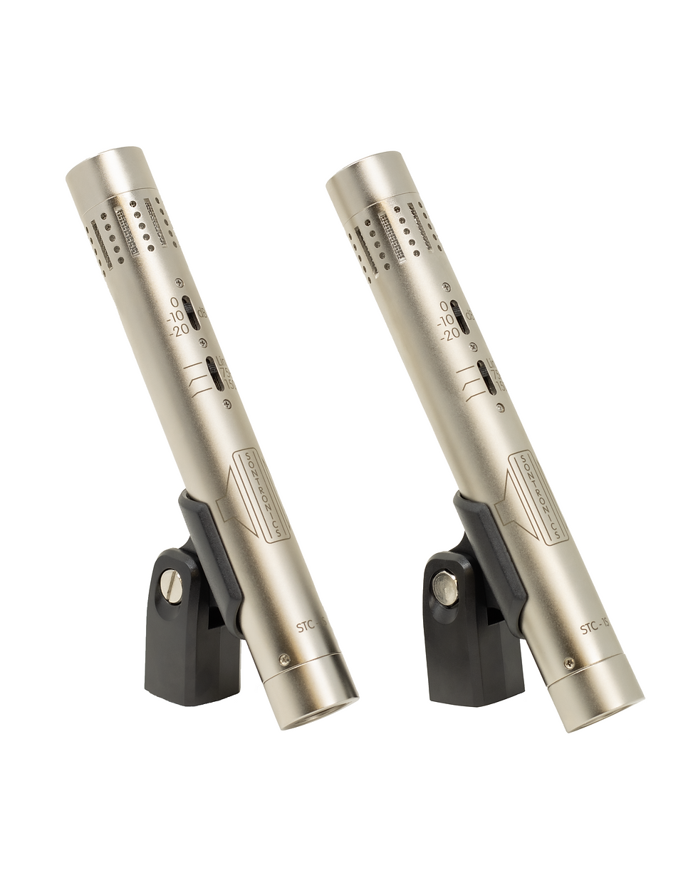 Thumbnail: Sontronics STC-1S Matched Stereo Pair Small-Diaphragm Condenser Microphones