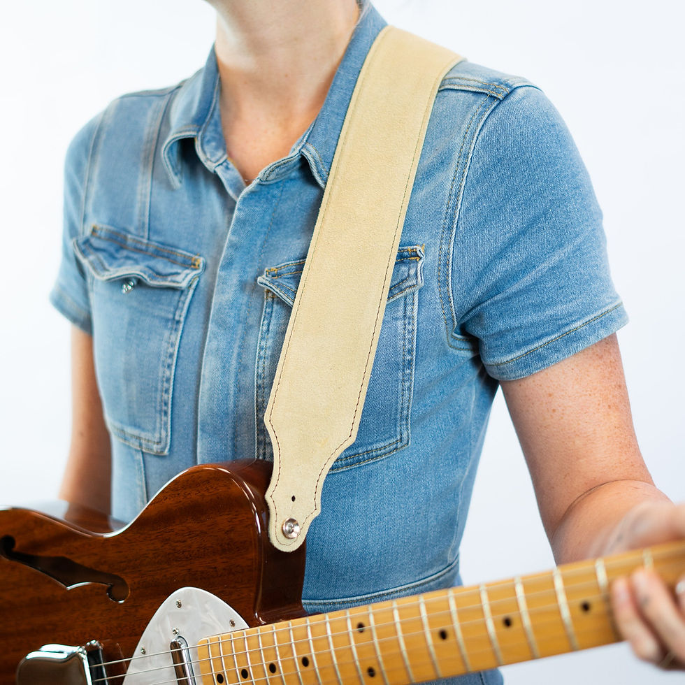 Миниатюра: Franklin Purist Suede Guitar Strap with Leatherette Backing