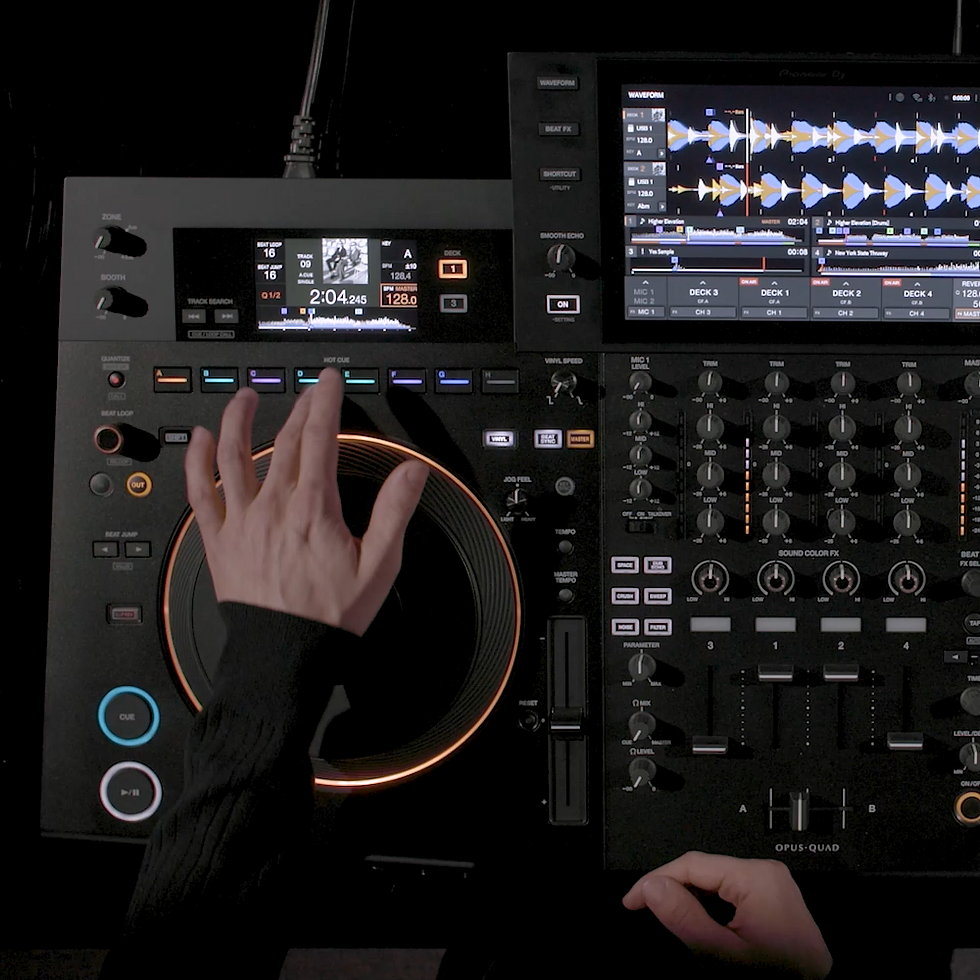 Hình thu nhỏ: Pioneer DJ OPUS-QUAD Professional All-in-One 4-Deck DJ System Black Console
