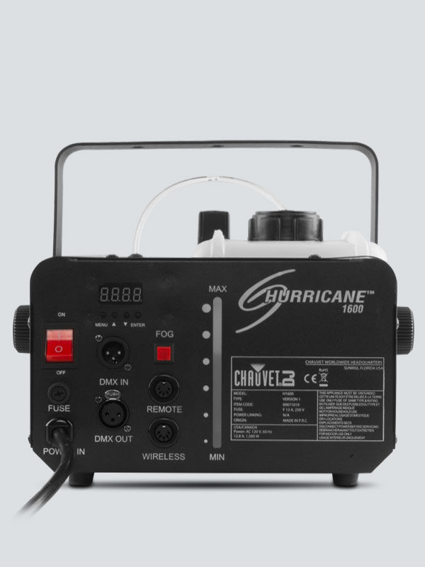 Miniature : Chauvet DJ Hurricane 1600 High Output DMX Fog Machine