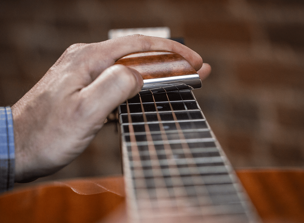 Miniaturbild: Shubb GS Guitar Steel Bar with Ergonomic Hardwood Handle