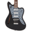 Thumbnail: Vintage REVO Surfmaster Thinline 12-String Electric Guitar In Boulevard Black