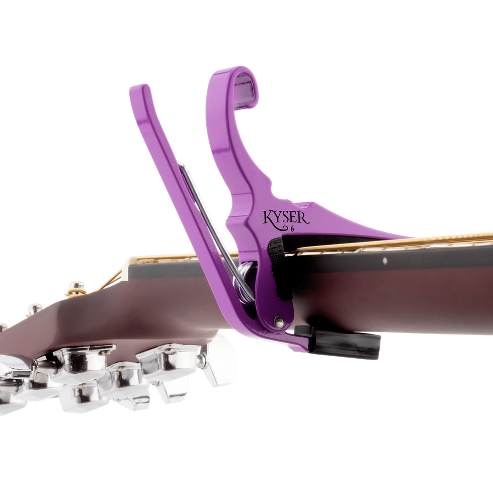 섬네일: Kyser Quick-Change Acoustic Guitar Capo - Durable Aircraft-Grade Aluminum Trigg