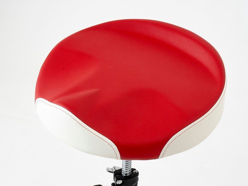 Miniatura: Dixon K Series Moto Drum Throne - Red/White