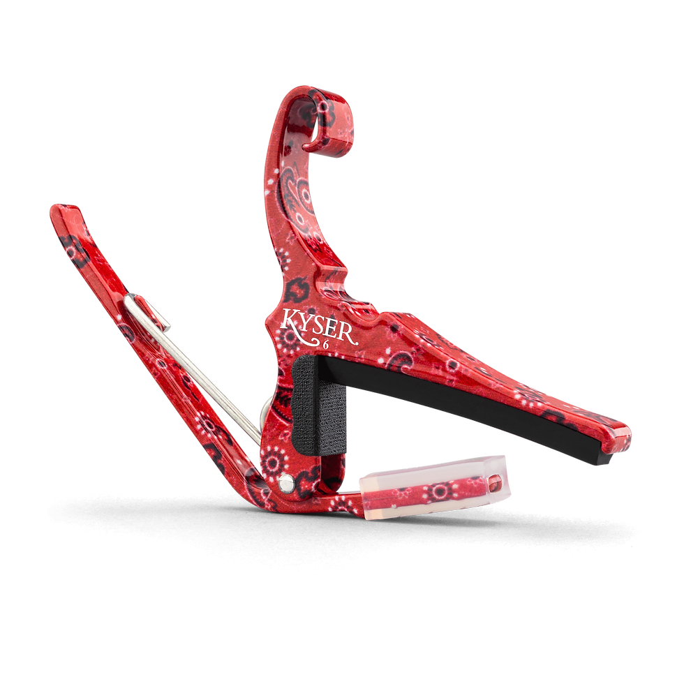 섬네일: Kyser Quick-Change Acoustic Guitar Capo - Durable Aircraft-Grade Aluminum Trigg