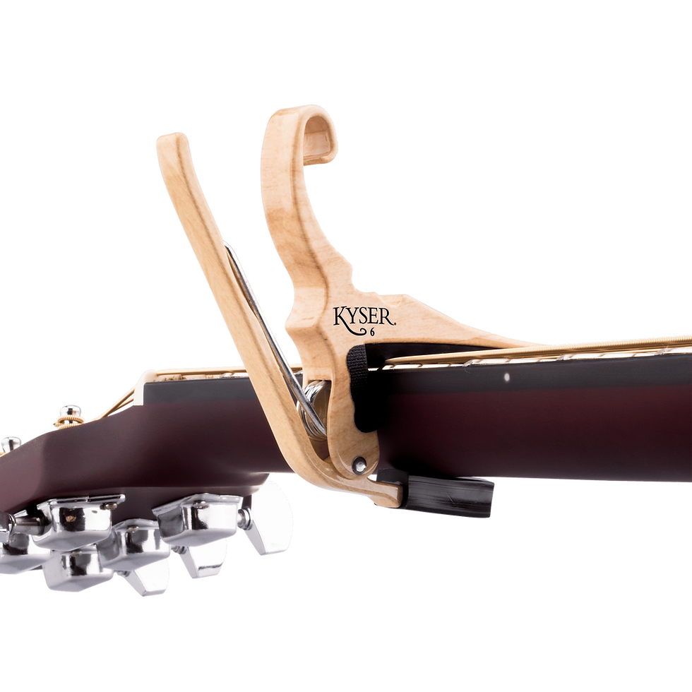 섬네일: Kyser Quick-Change Acoustic Guitar Capo - Durable Aircraft-Grade Aluminum Trigg