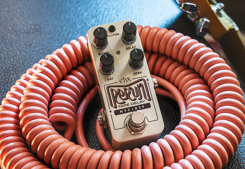 תמונה ממוזערת: Electro-Harmonix Pico Rerun Compact Vintage Tape Delay Pedal with Tap Tempo