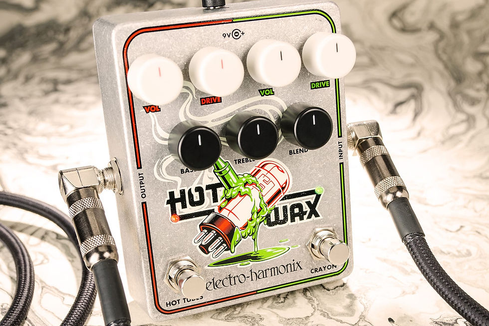 섬네일: EHX Hot Wax Dual Overdrive Pedal: Versatile Guitar & Bass Tone Shaping