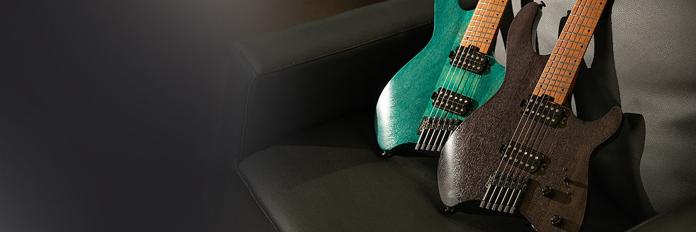 Miniature : Cort Space G6MS Headless Multi-Scale Electric Guitar Roasted Neck