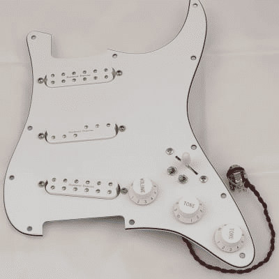 Thumbnail: SolderX Strat-Style Prewired Pickguard Seymour Duncan Everything Axe