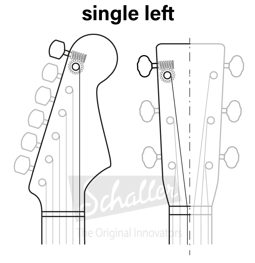 Hình thu nhỏ: Schaller M6 Mini Guitar Tuning Machine