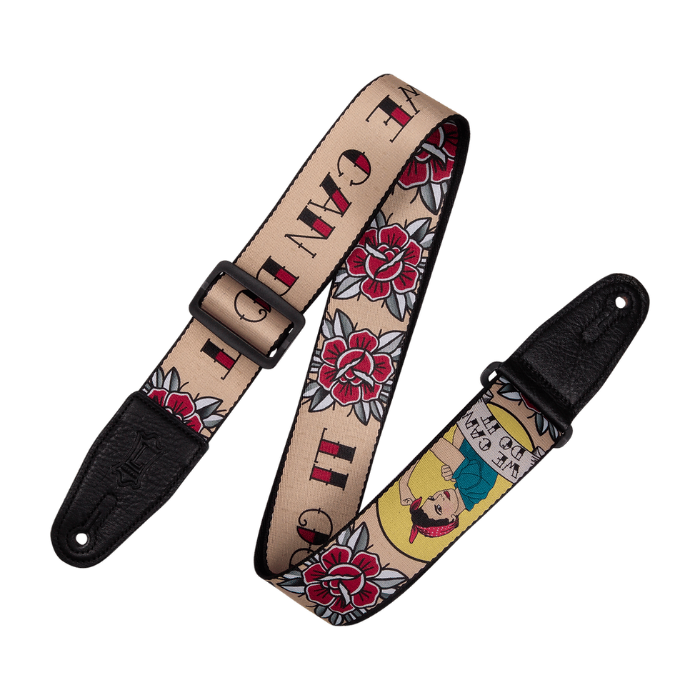 Hình thu nhỏ: Levy's Graphic Waves Poly Print Guitar Strap Series Multiple Design Patterns