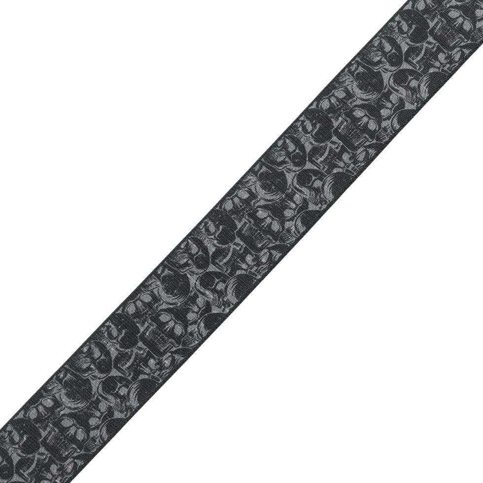 Miniaturbild: Levy's Leathers Skull Series Printed Polyester Guitar Strap for Musicians
