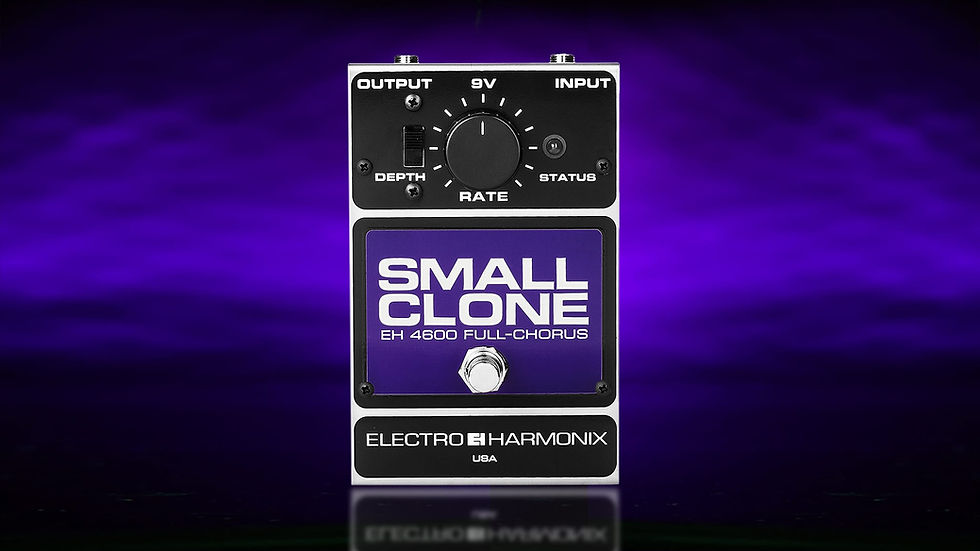 Thumbnail: Electro-Harmonix Small Clone Analog Chorus Guitar Pedal - Lush, Warm, Dimension