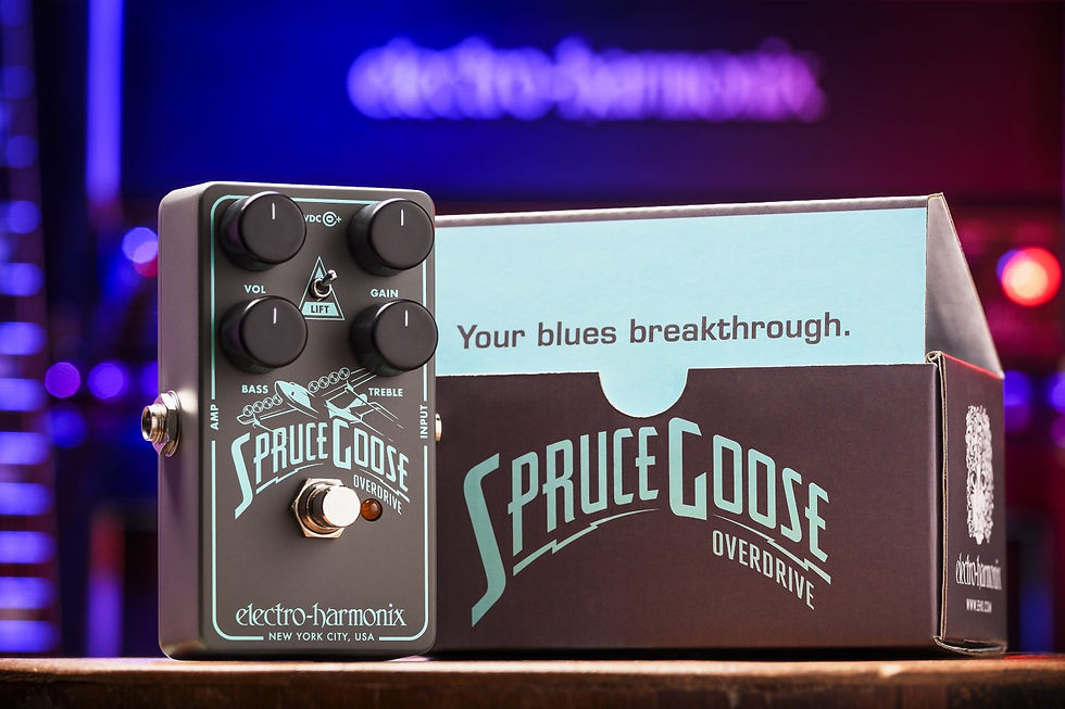 Thumbnail: Electro-Harmonix Spruce Goose Bluesbreaker Style Overdrive Guitar Pedal with LI