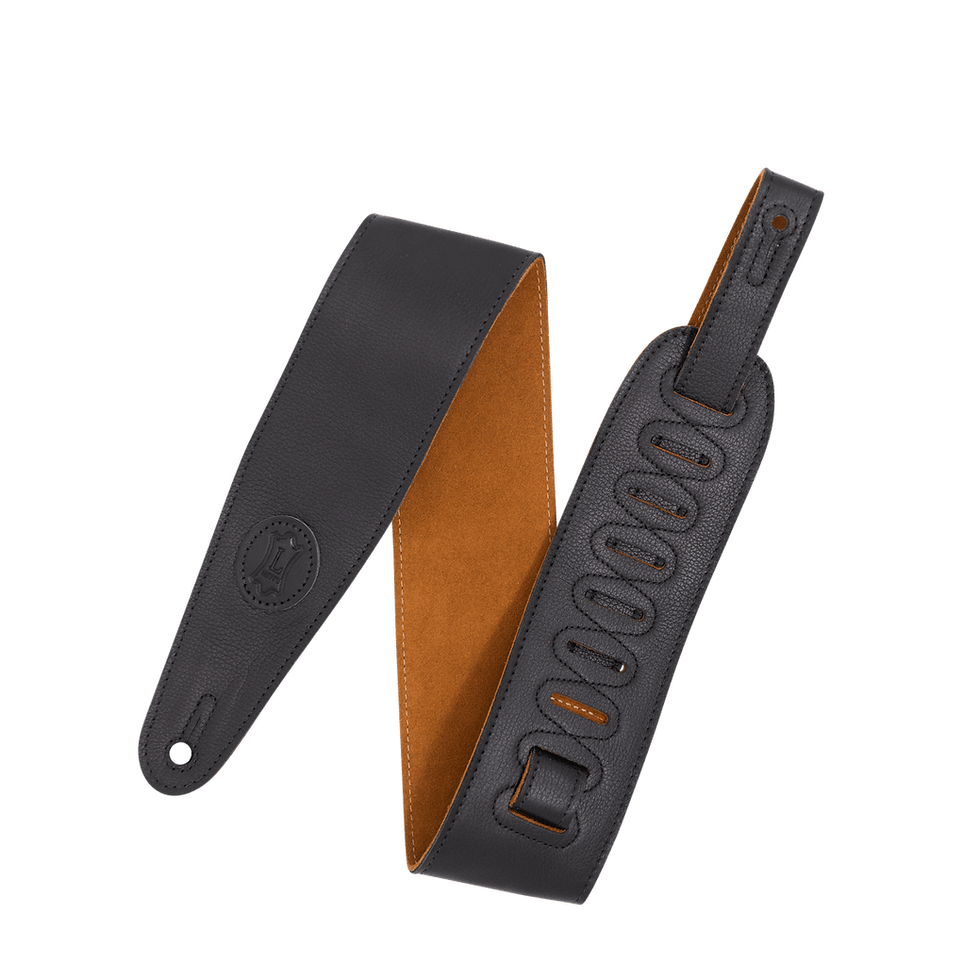 Thumbnail: Levy's Stratus Series Garment Leather Guitar Strap With Suede Backing