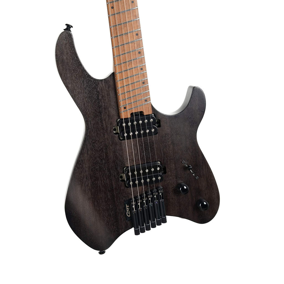 Miniature : Cort Space G6MS Headless Multi-Scale Electric Guitar Roasted Neck