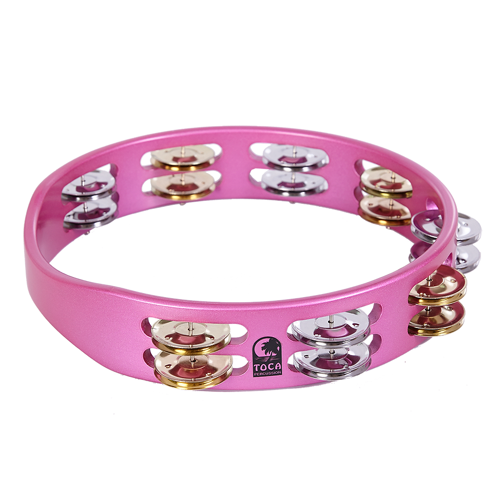 Thumbnail: Toca ColorSound Hardwood Tambourine: Dual Jingles, Vibrant Tones, Lightweight f