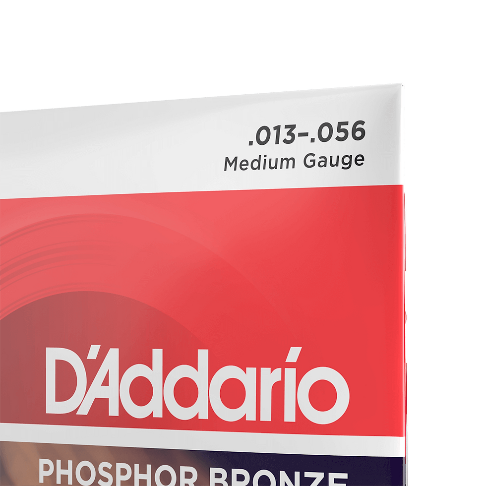 Miniature : D'Addario EJ17 Phosphor Bronze Acoustic Guitar Strings Medium 13-56