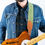 Thumbnail: Franklin Sedona Suede 2.5 Inch Adjustable Acoustic Electric Guitar Strap