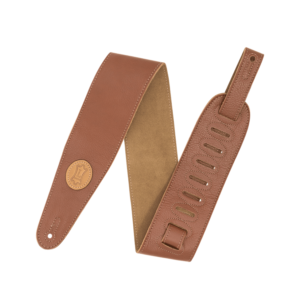 Thumbnail: Levy's Stratus Series Garment Leather Guitar Strap With Suede Backing