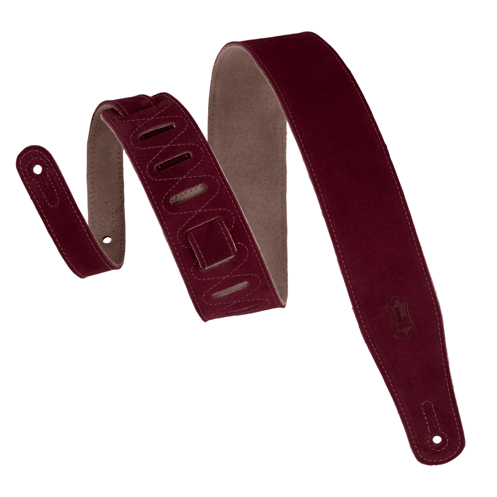 サムネイル： Levy's Simply Suede Series Guitar Strap Premium Quality Multiple Width Options