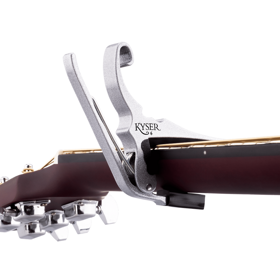 섬네일: Kyser Quick-Change Acoustic Guitar Capo - Durable Aircraft-Grade Aluminum Trigg
