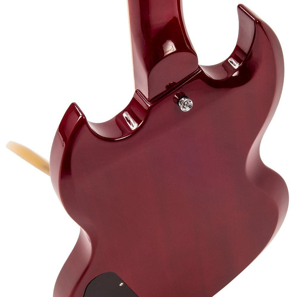 Miniature : Vintage VS6V ReIssued Cherry Red Electric Guitar with Vibrola Tailpiece