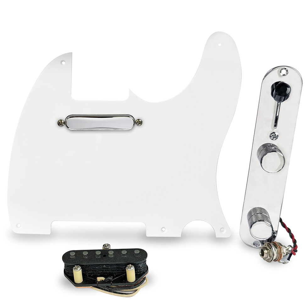 Thumbnail: AxLabs Habanero Loaded Tele-Style Prewired Pickguard & Control Plate
