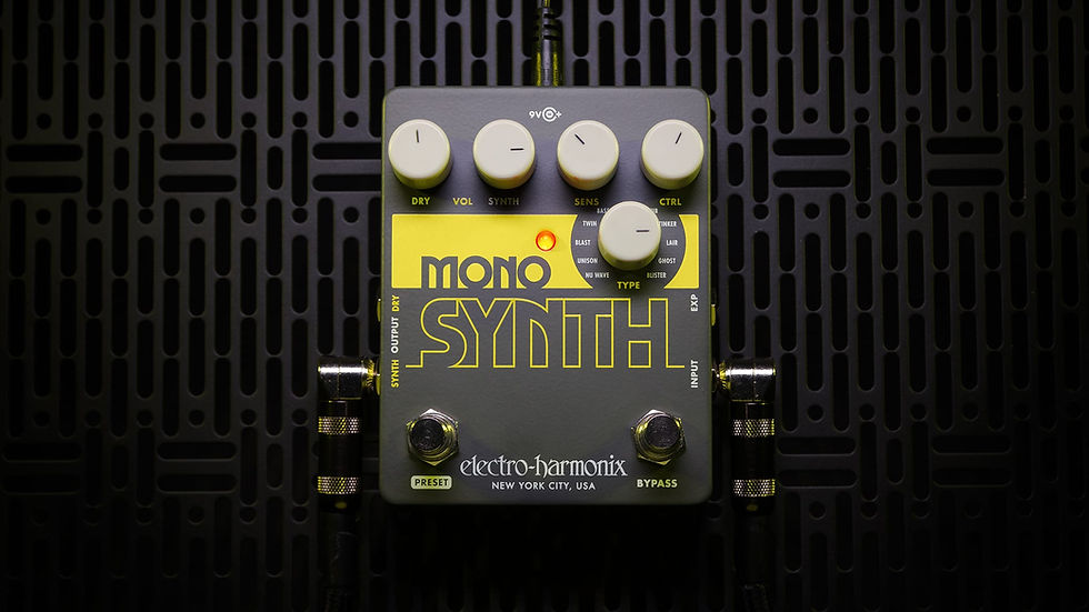 縮圖：Electro-Harmonix Mono Guitar Synth Pedal: 11 Unique Sounds, Expression Control