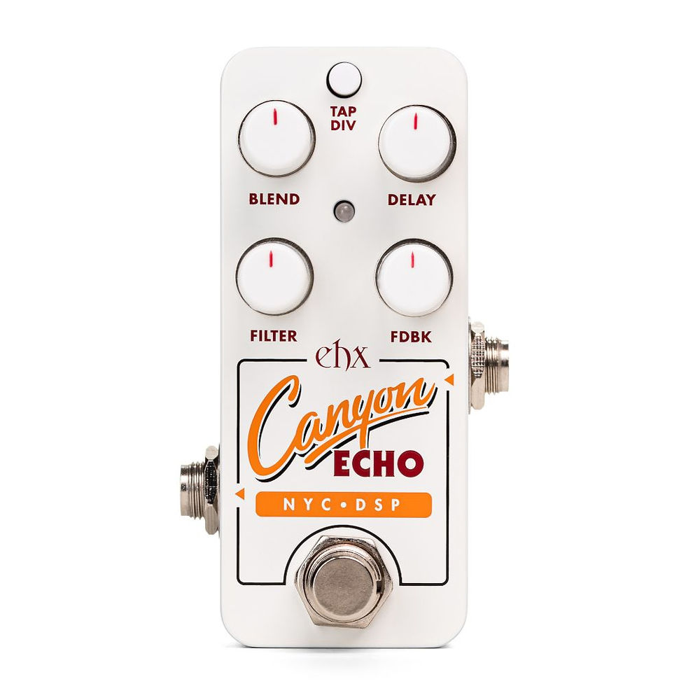 Miniatura: Electro-Harmonix Pico Canyon Echo Digital Delay: Tap Tempo, Filter FX