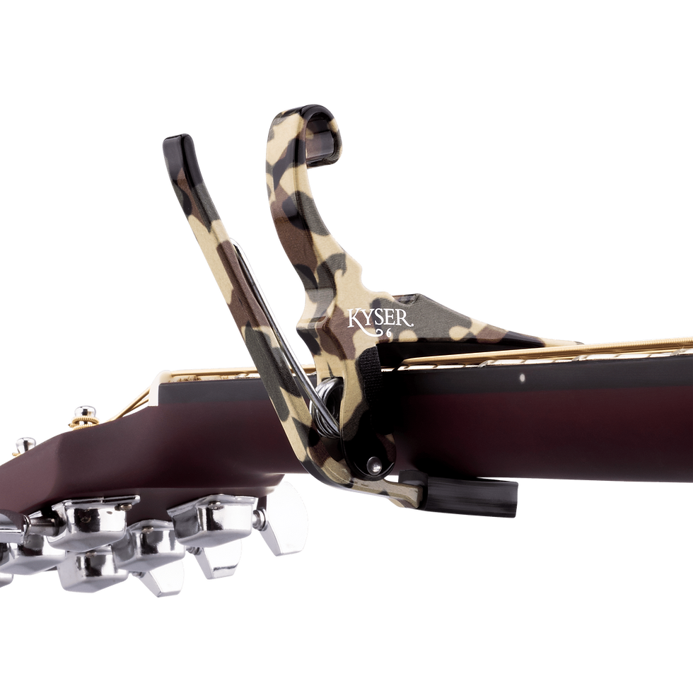 섬네일: Kyser Quick-Change Acoustic Guitar Capo - Durable Aircraft-Grade Aluminum Trigg