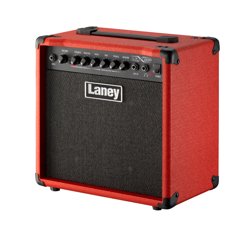 Thumbnail: Laney LX20R-RED 20W Guitar Combo Amp 8 Inch Speaker Reverb Twin Channel