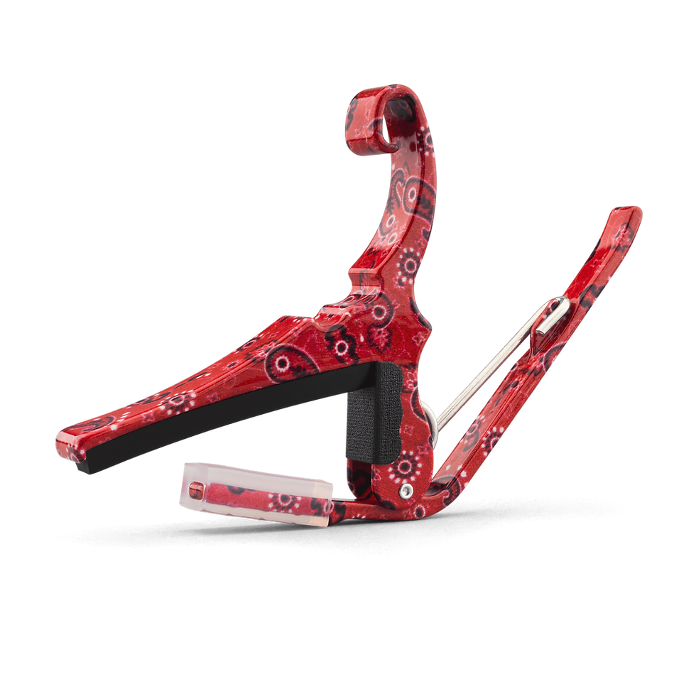 섬네일: Kyser Quick-Change Acoustic Guitar Capo - Durable Aircraft-Grade Aluminum Trigg