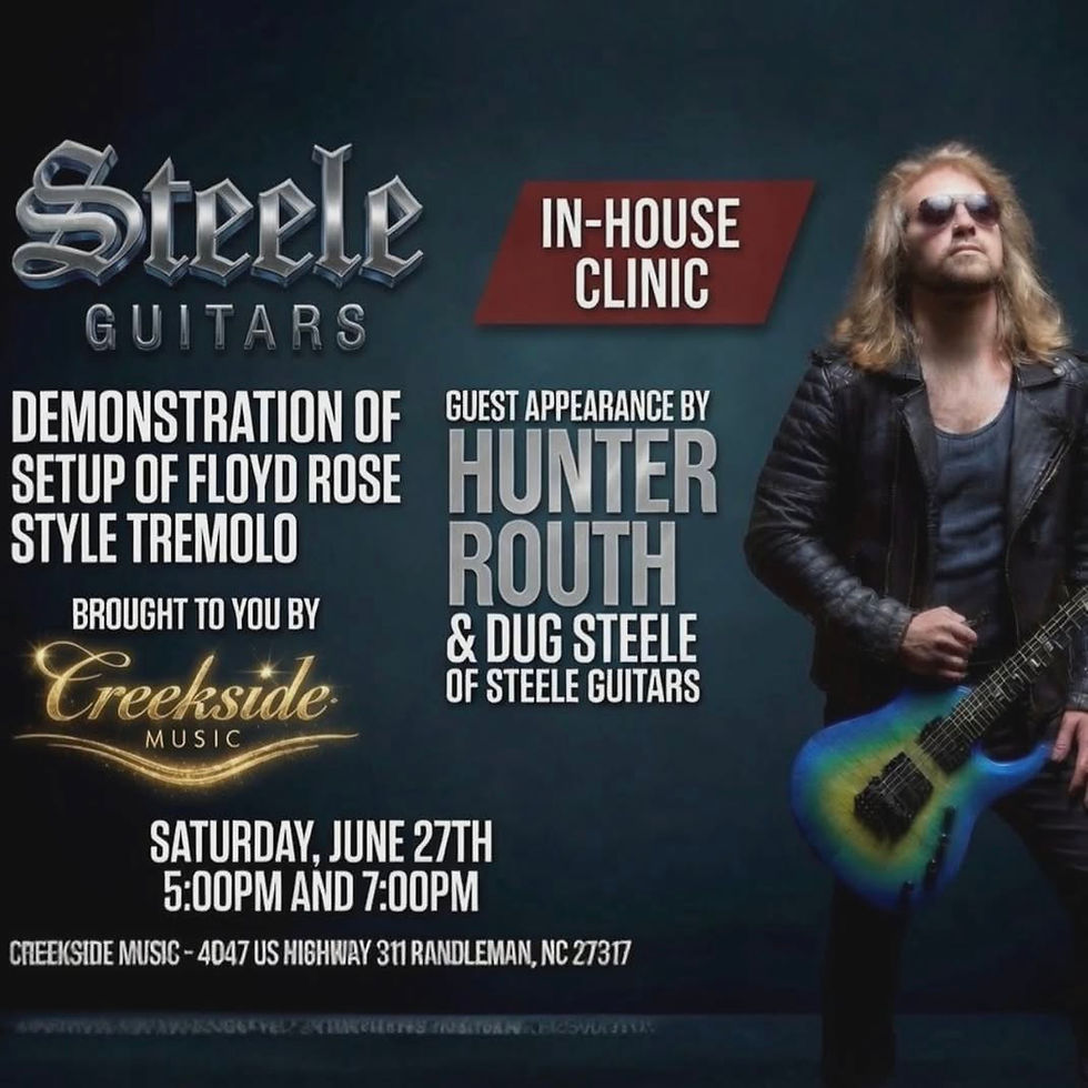 In-House Guitar Clinic for Steele Guitars