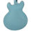 Thumbnail: Vintage VSA550 ReIssued Semi-Acoustic Guitar: Gun Hill Blue, Jazz Blues Rock