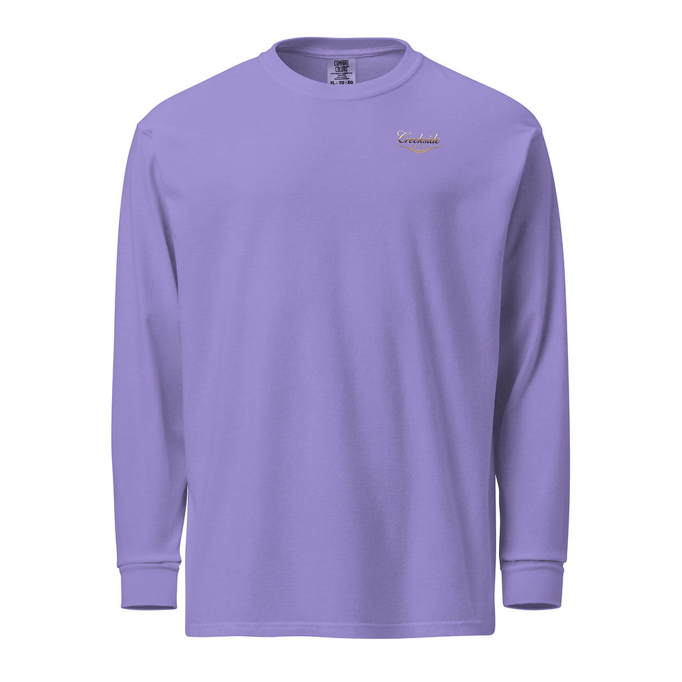 Миниатюра: Garment-dyed heavyweight long-sleeve shirt