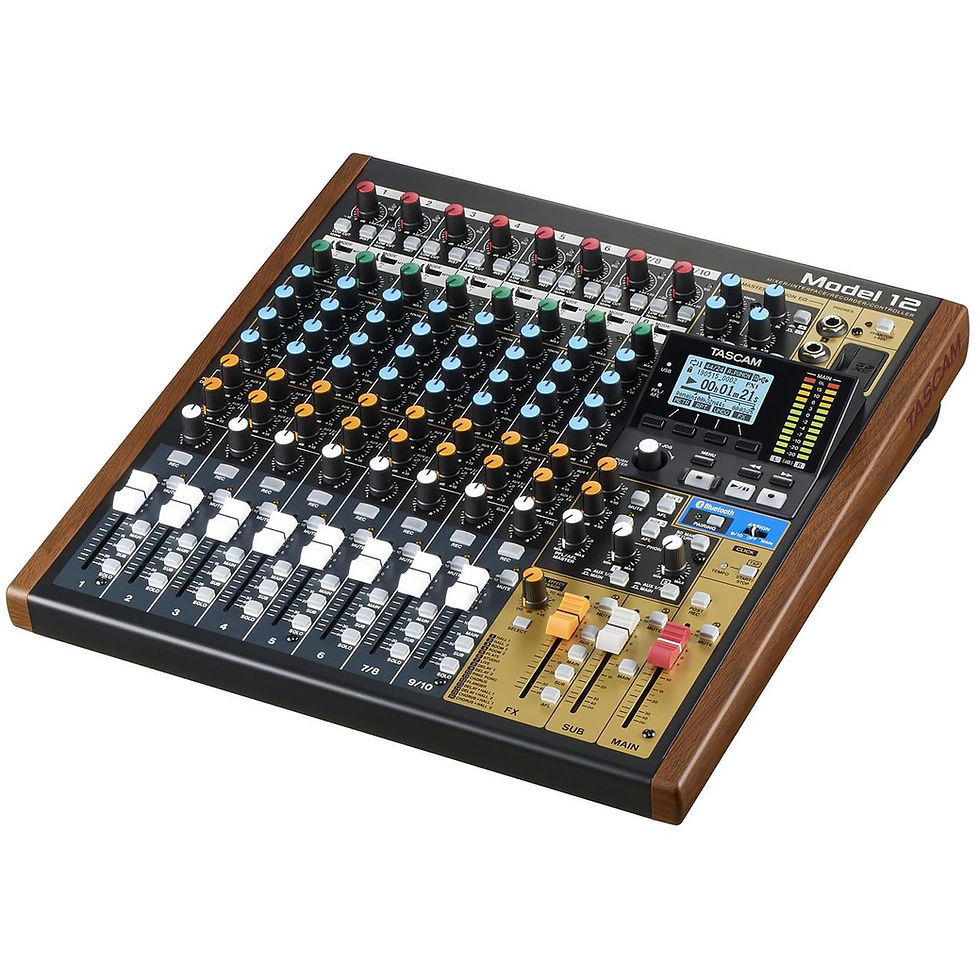 縮圖：TASCAM Model 12 12-Channel Analog Digital Mixer Recorder USB Interface
