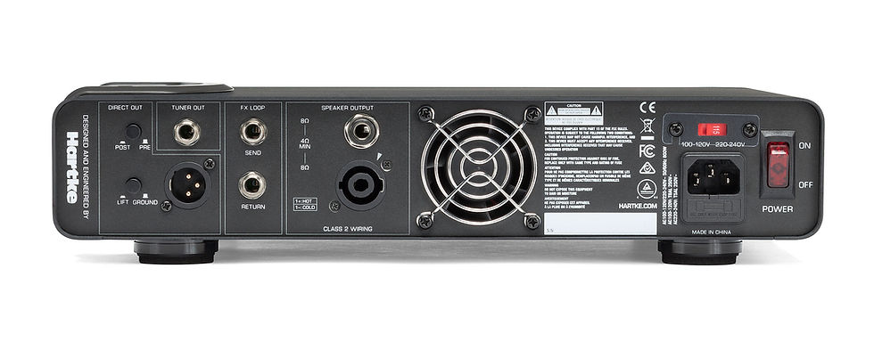 Thumbnail: Hartke LX5500 500-Watt Lightweight Bass Amplifier Head Tube Preamp Tone Stack
