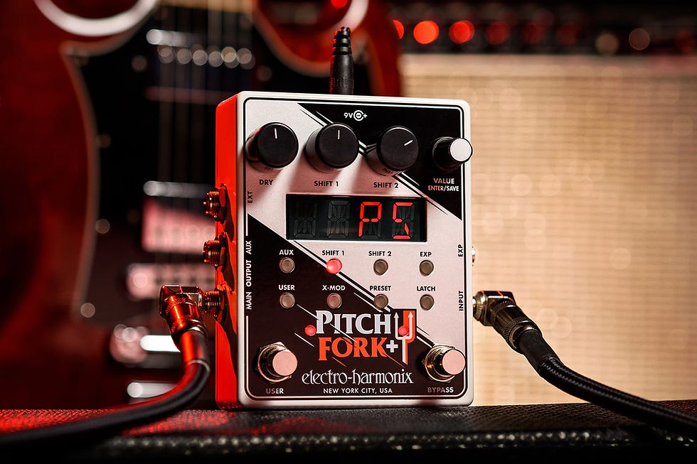 Electro-Harmonix Pitch Fork Plus Advanced Polyphonic Pitch Shifter Dual Engine