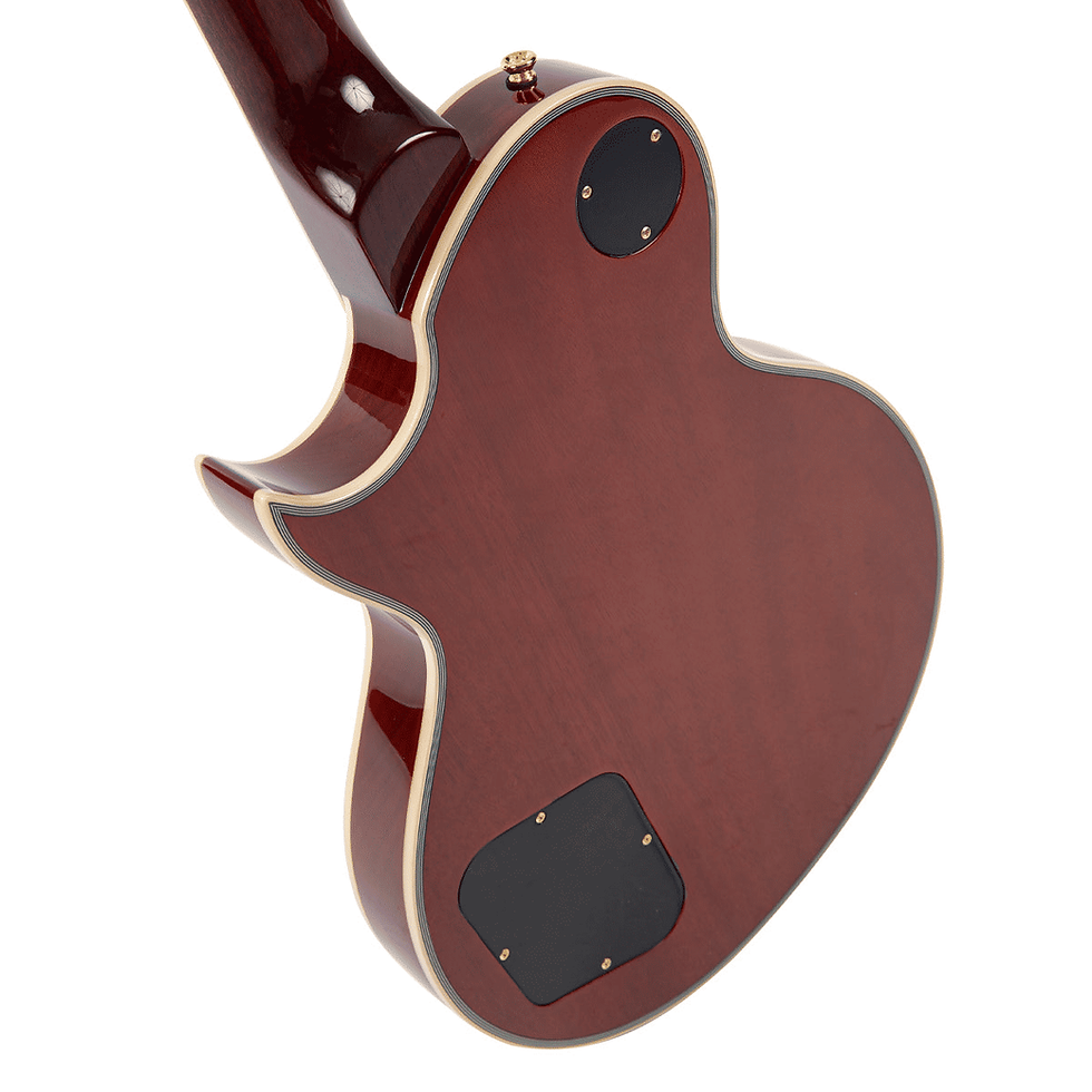 Thumbnail: Vintage V100 30th Anniversary Electric Guitar in Greenburst Flame Maple