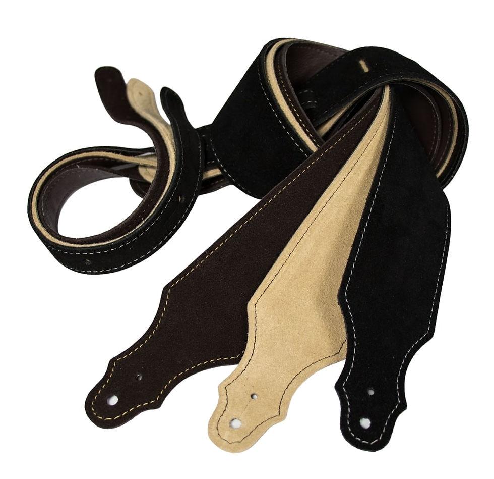 縮圖：Franklin Purist Suede Guitar Strap with Leatherette Backing