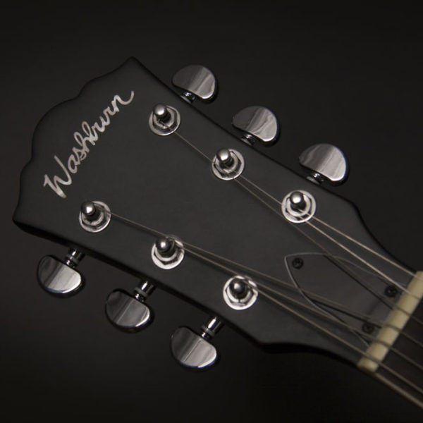 Miniature : Washburn B6 6-String Open Back Mahogany Banjo with Remo Head