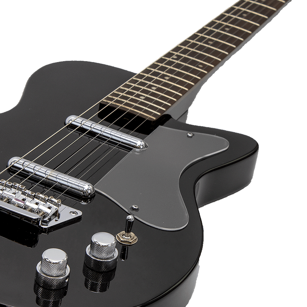 縮圖：Silvertone Reissue 1303/U2 Gloss Black Electric Guitar: Timeless Twang, Modern 