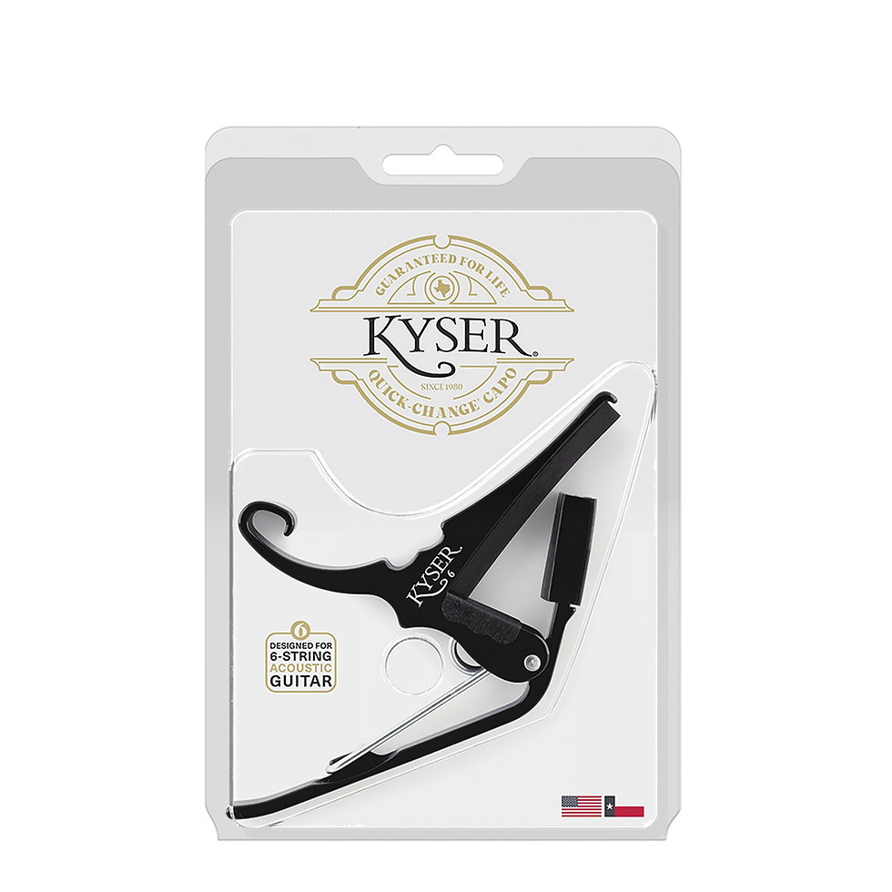 섬네일: Kyser Quick-Change Acoustic Guitar Capo - Durable Aircraft-Grade Aluminum Trigg