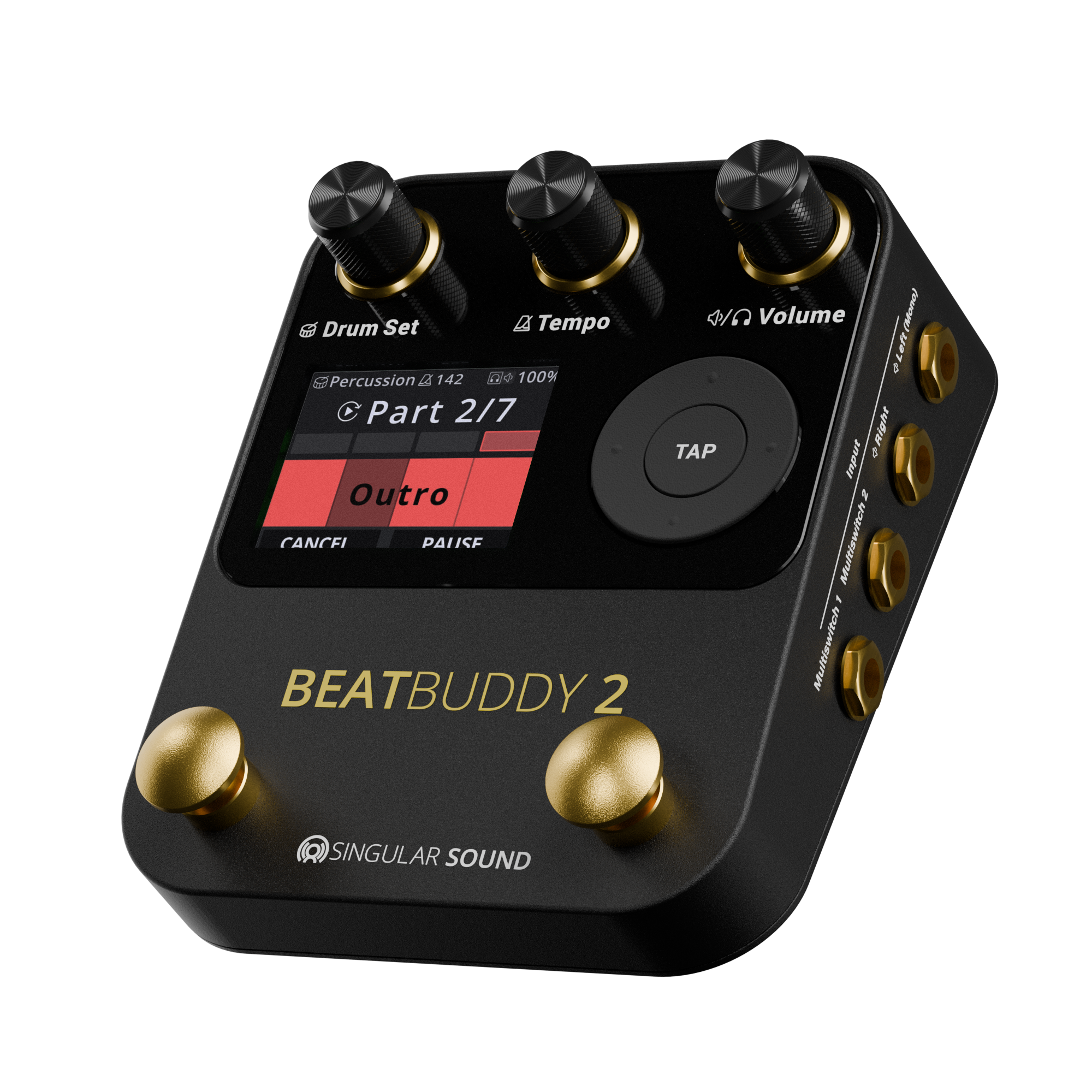 Singular Sound BeatBuddy 2 Professional Guitar Pedal Drum Machine