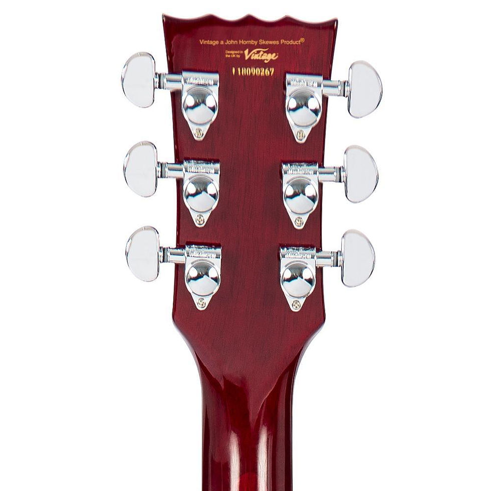 Thumbnail: Vintage V1003 ReIssued Triple Pickup Electric Guitar Cherry Sunburst Tone Machi