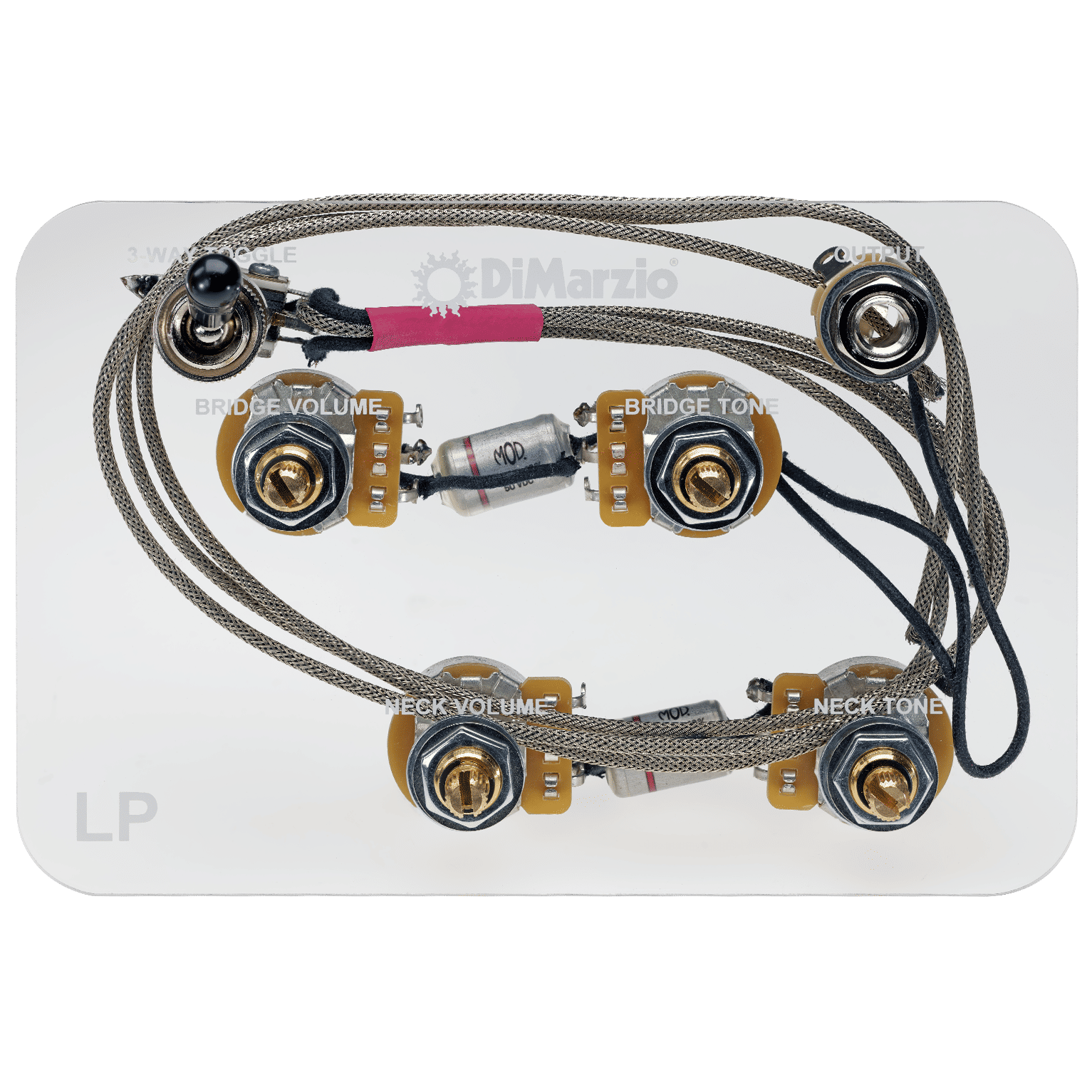DiMarzio Les Paul Wiring Harness with Straight Toggle Switch